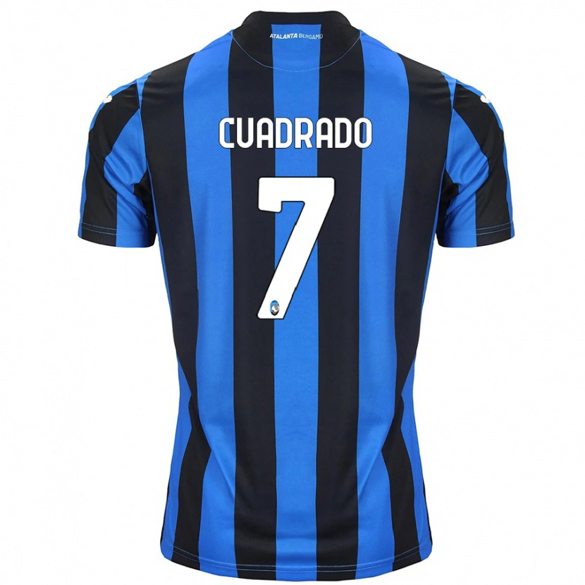 Danxen Kinder Juan Cuadrado #7 Blau Schwarz Heimtrikot Trikot 2024/25 T-Shirt Schweiz