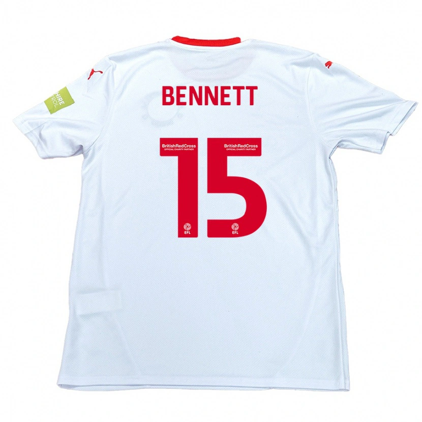 Danxen Kinder Rhys Bennett #15 Weiß Auswärtstrikot Trikot 2024/25 T-Shirt Schweiz