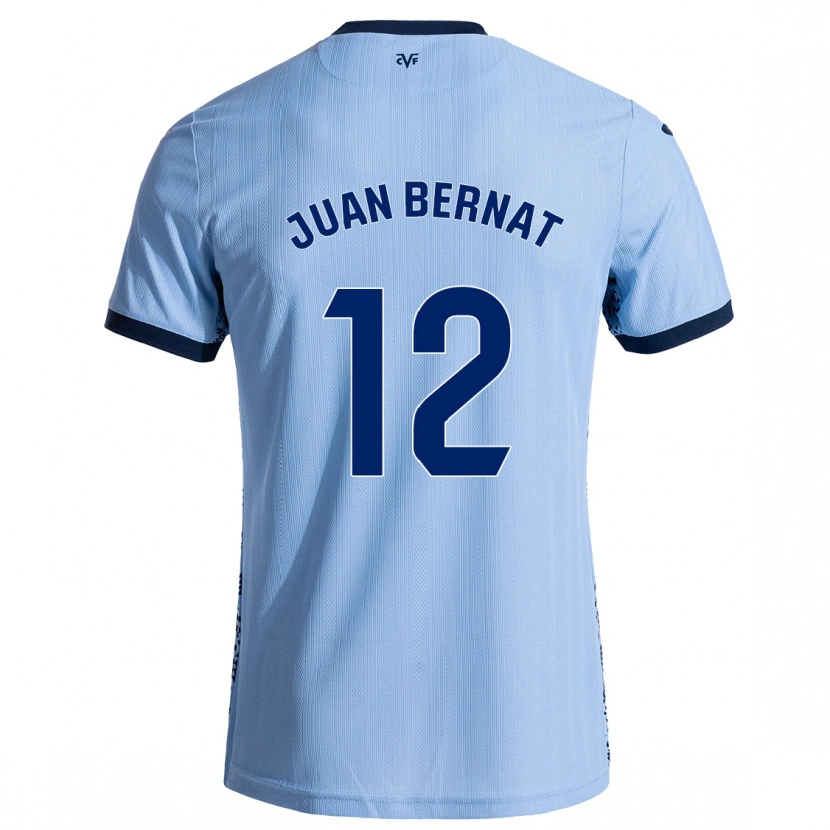 Danxen Kinder Juan Bernat #12 Himmelblau Auswärtstrikot Trikot 2024/25 T-Shirt Schweiz