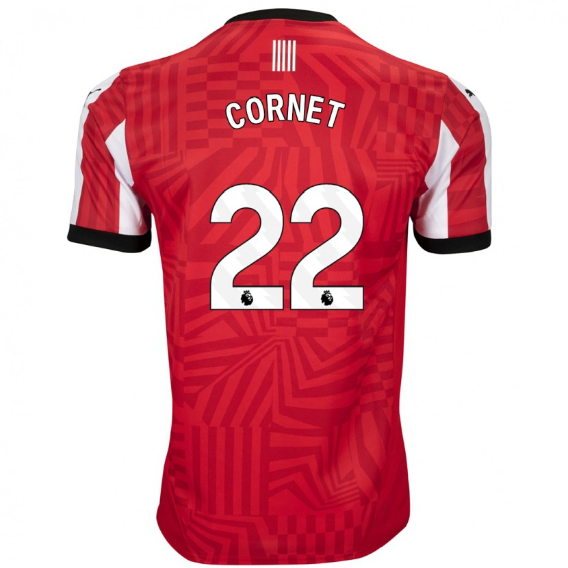 Danxen Kinder Maxwel Cornet #22 Rot Weiß Heimtrikot Trikot 2024/25 T-Shirt Schweiz