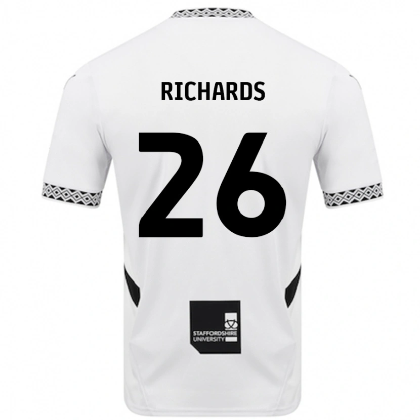 Danxen Kinder Rico Richards #26 Weiß Heimtrikot Trikot 2024/25 T-Shirt Schweiz