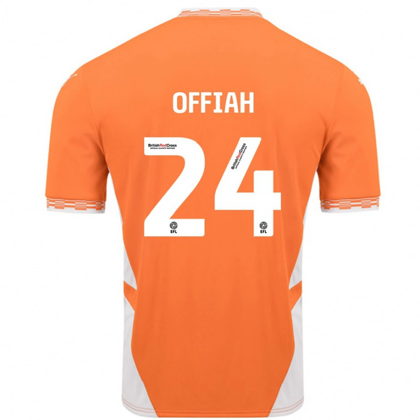 Danxen Kinder Odel Offiah #24 Orange Weiß Heimtrikot Trikot 2024/25 T-Shirt Schweiz