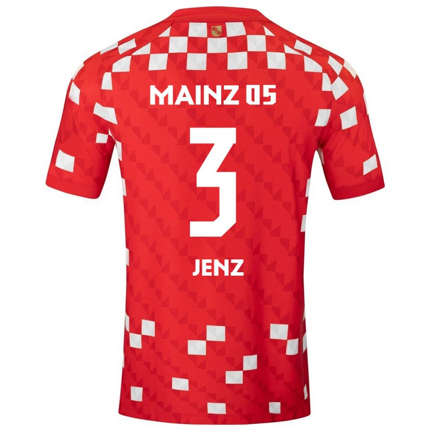 Danxen Kinder Moritz Jenz #3 Weiß Rot Heimtrikot Trikot 2024/25 T-Shirt Schweiz