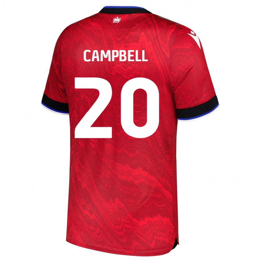 Danxen Kinder Chem Campbell #20 Rot Schwarz Auswärtstrikot Trikot 2024/25 T-Shirt Schweiz