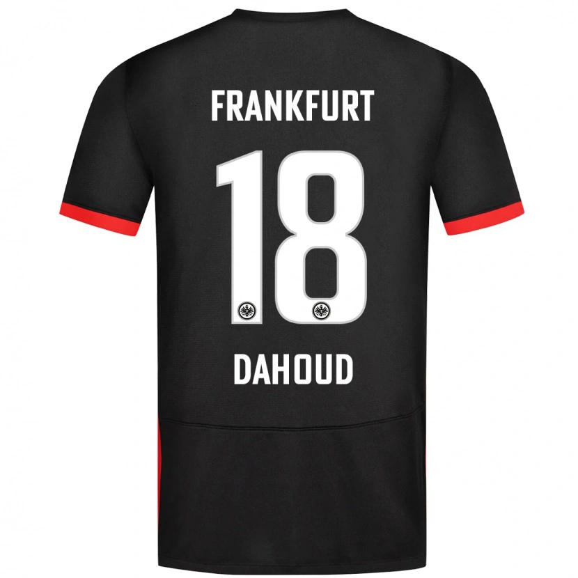 Danxen Kinder Mahmoud Dahoud #18 Schwarz Auswärtstrikot Trikot 2024/25 T-Shirt Schweiz