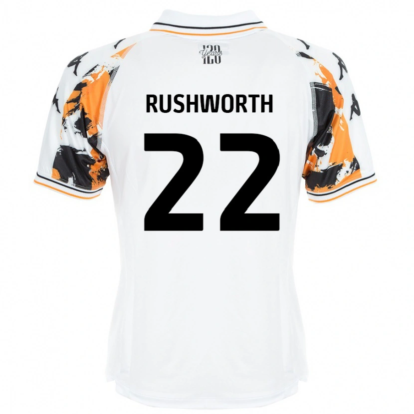 Danxen Kinder Carl Rushworth #22 Weiß Auswärtstrikot Trikot 2024/25 T-Shirt Schweiz