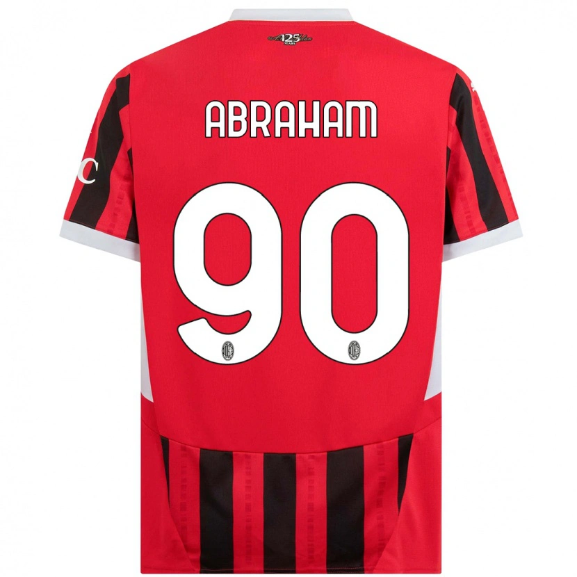 Danxen Kinder Tammy Abraham #90 Rot Schwarz Heimtrikot Trikot 2024/25 T-Shirt Schweiz