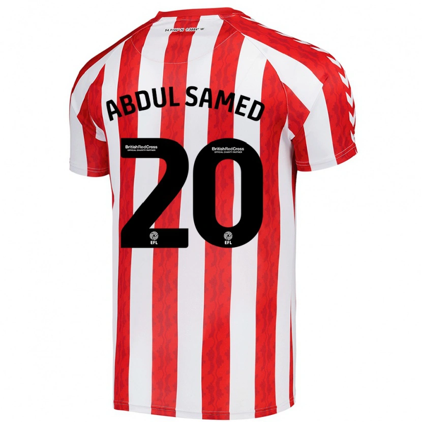 Danxen Kinder Salis Abdul Samed #20 Rot Weiß Heimtrikot Trikot 2024/25 T-Shirt Schweiz