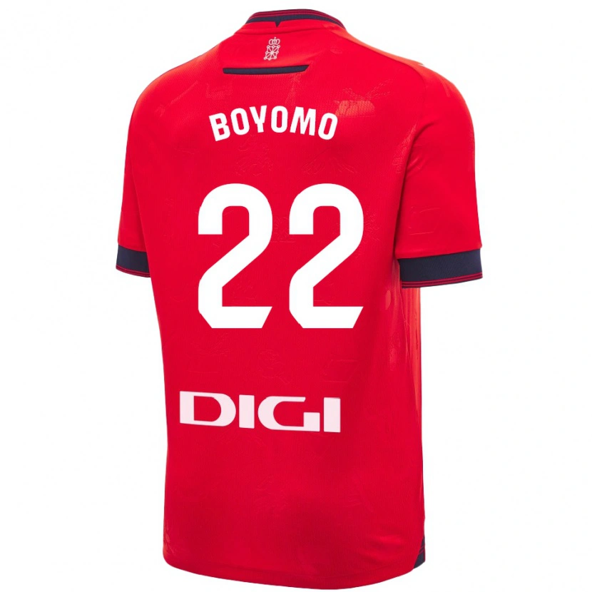 Danxen Kinder Enzo Boyomo #22 Rot Weiß Heimtrikot Trikot 2024/25 T-Shirt Schweiz