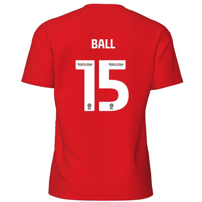 Danxen Kinder Dominic Ball #15 Rot Heimtrikot Trikot 2024/25 T-Shirt Schweiz