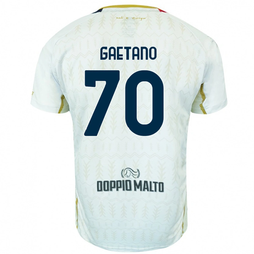 Danxen Kinder Gianluca Gaetano #70 Weiß Auswärtstrikot Trikot 2024/25 T-Shirt Schweiz