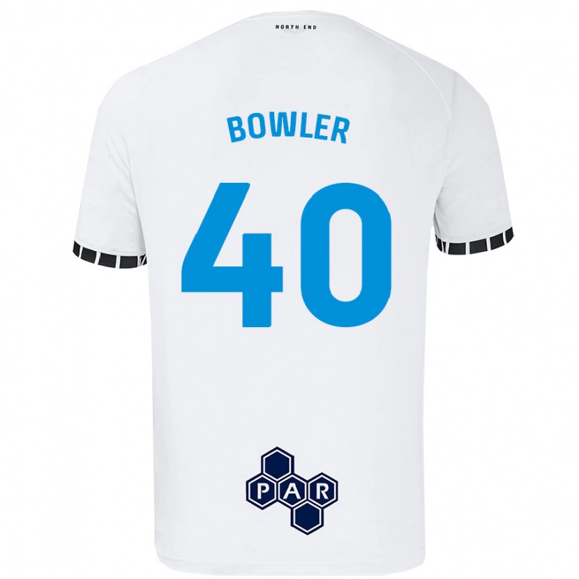 Danxen Kinder Josh Bowler #40 Weiß Heimtrikot Trikot 2024/25 T-Shirt Schweiz