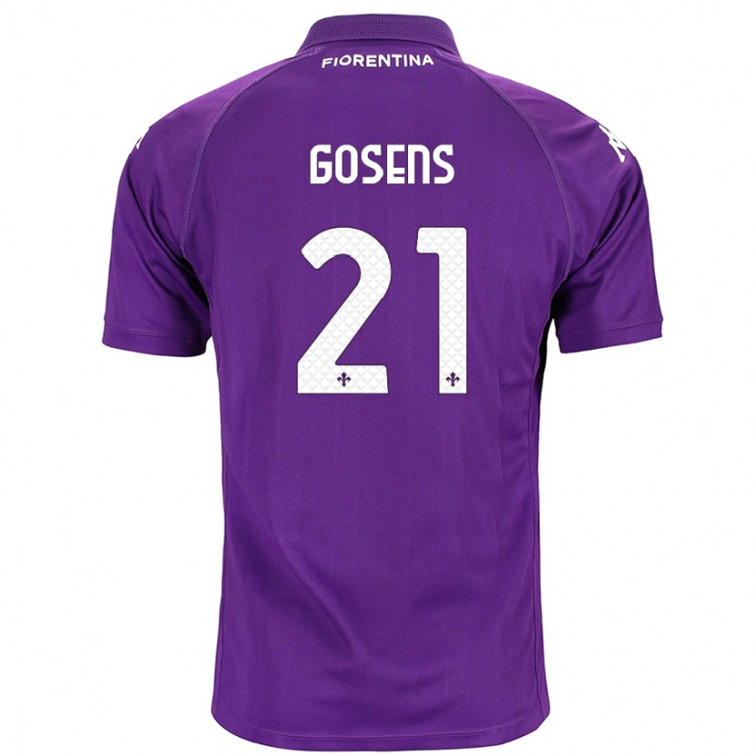 Danxen Kinder Robin Gosens #21 Violett Heimtrikot Trikot 2024/25 T-Shirt Schweiz