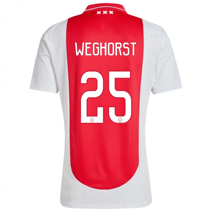 Danxen Kinder Wout Weghorst #25 Rot Weiß Heimtrikot Trikot 2024/25 T-Shirt Schweiz