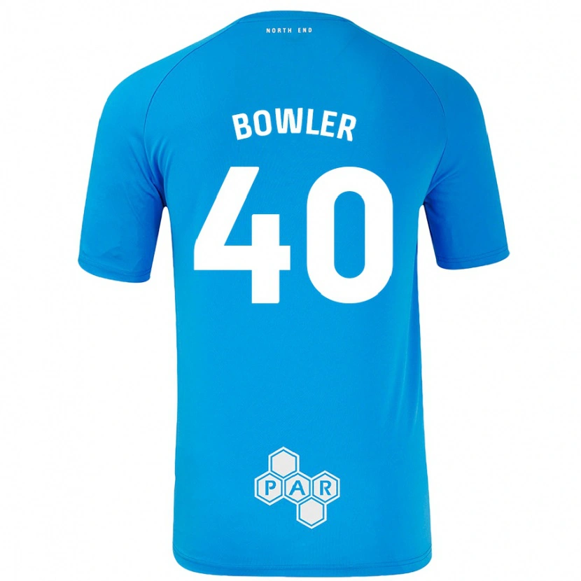 Danxen Kinder Josh Bowler #40 Himmelblau Auswärtstrikot Trikot 2024/25 T-Shirt Schweiz