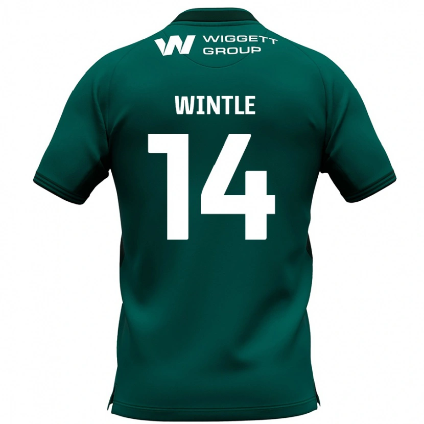 Danxen Kinder Ryan Wintle #14 Grün Auswärtstrikot Trikot 2024/25 T-Shirt Schweiz