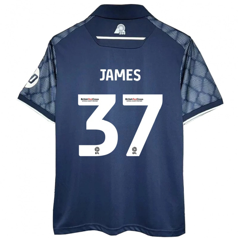 Danxen Kinder Matty James #37 Schwarz Auswärtstrikot Trikot 2024/25 T-Shirt Schweiz