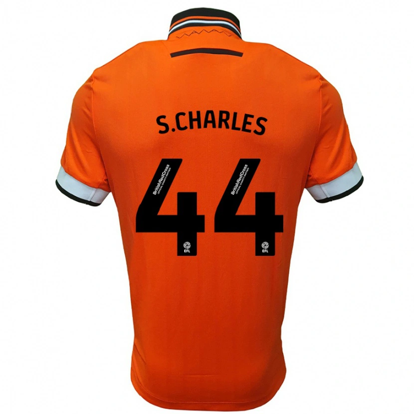 Danxen Kinder Shea Charles #44 Orange Weiß Auswärtstrikot Trikot 2024/25 T-Shirt Schweiz