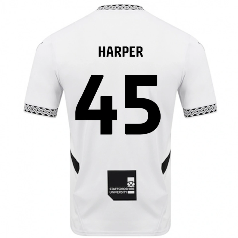 Danxen Kinder Rekeem Harper #45 Weiß Heimtrikot Trikot 2024/25 T-Shirt Schweiz