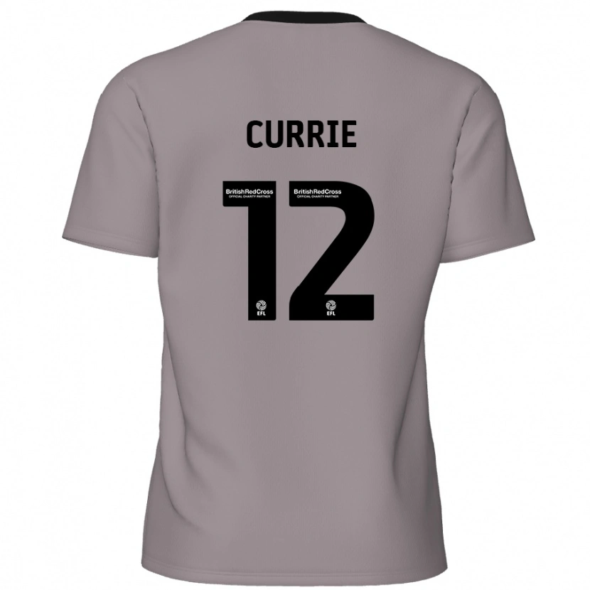 Danxen Kinder Jack Currie #12 Grau Auswärtstrikot Trikot 2024/25 T-Shirt Schweiz