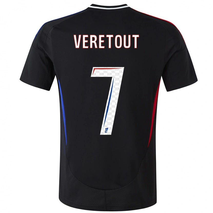 Danxen Herren Jordan Veretout #7 Schwarz Auswärtstrikot Trikot 2024/25 T-Shirt Schweiz