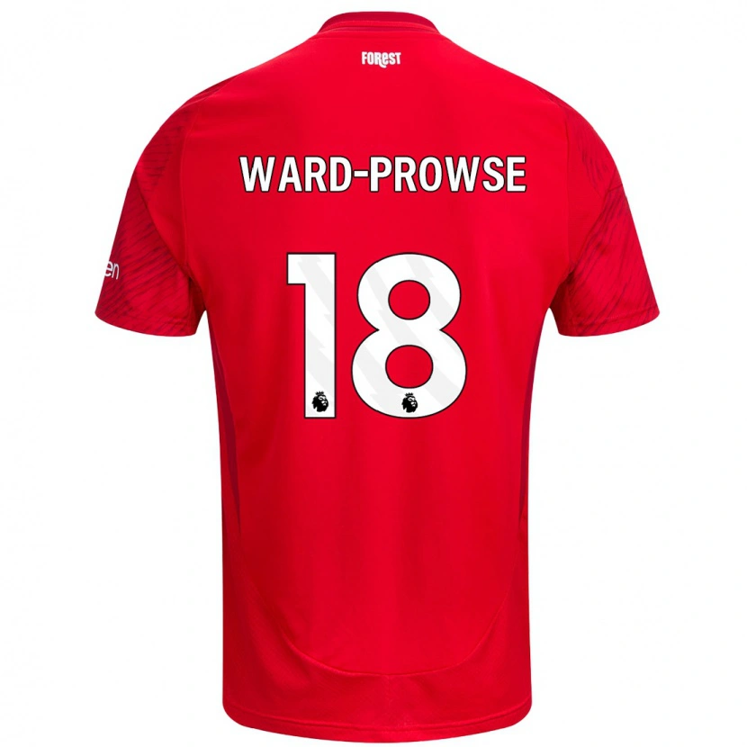 Danxen Herren James Ward-Prowse #18 Rot Weiß Heimtrikot Trikot 2024/25 T-Shirt Schweiz