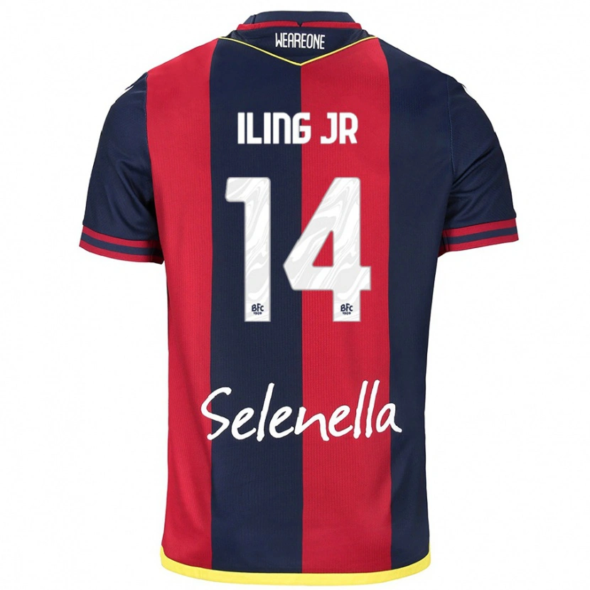 Danxen Herren Samuel Iling-Junior #14 Rot Königsblau Heimtrikot Trikot 2024/25 T-Shirt Schweiz