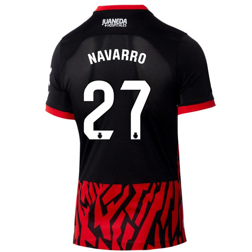 Danxen Herren Robert Navarro #27 Schwarz Rot Heimtrikot Trikot 2024/25 T-Shirt Schweiz