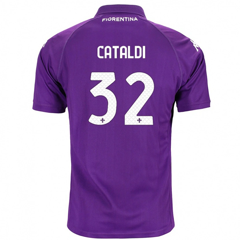 Danxen Herren Danilo Cataldi #32 Violett Heimtrikot Trikot 2024/25 T-Shirt Schweiz