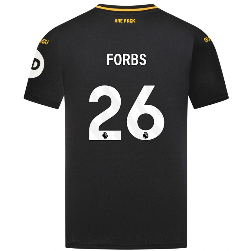 Danxen Herren Carlos Forbs #26 Schwarz Auswärtstrikot Trikot 2024/25 T-Shirt Schweiz