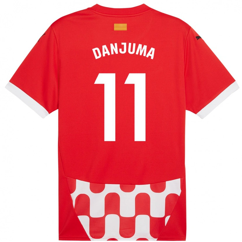 Danxen Herren Arnaut Danjuma #11 Rot Weiß Heimtrikot Trikot 2024/25 T-Shirt Schweiz