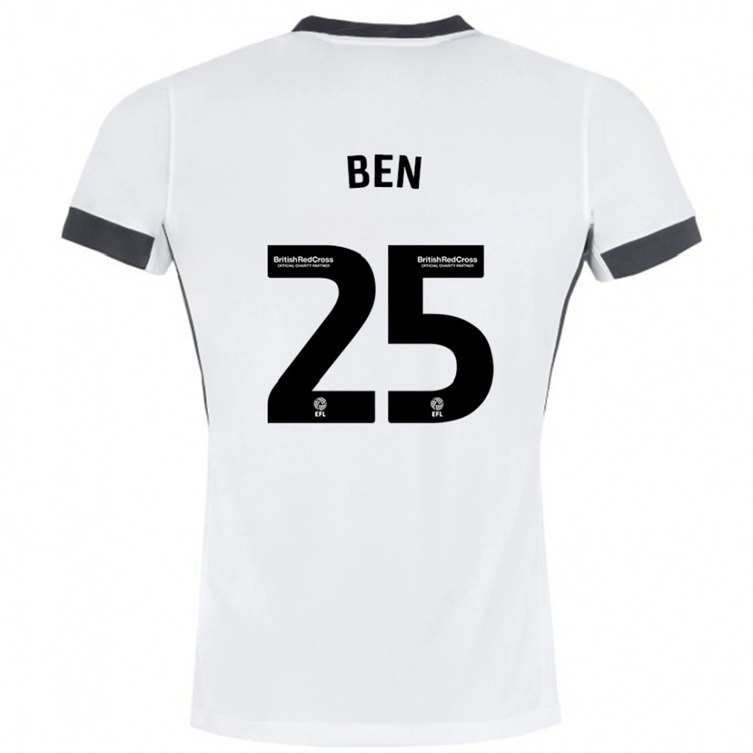 Danxen Herren Ben Davies #25 Weiß Schwarz Auswärtstrikot Trikot 2024/25 T-Shirt Schweiz