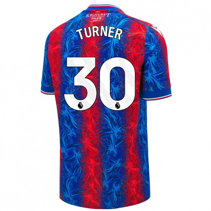 Danxen Herren Matt Turner #30 Rot Blauen Streifen Heimtrikot Trikot 2024/25 T-Shirt Schweiz