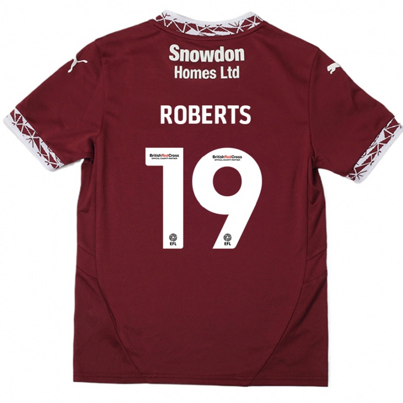 Danxen Herren Tyler Roberts #19 Burgundrot Heimtrikot Trikot 2024/25 T-Shirt Schweiz