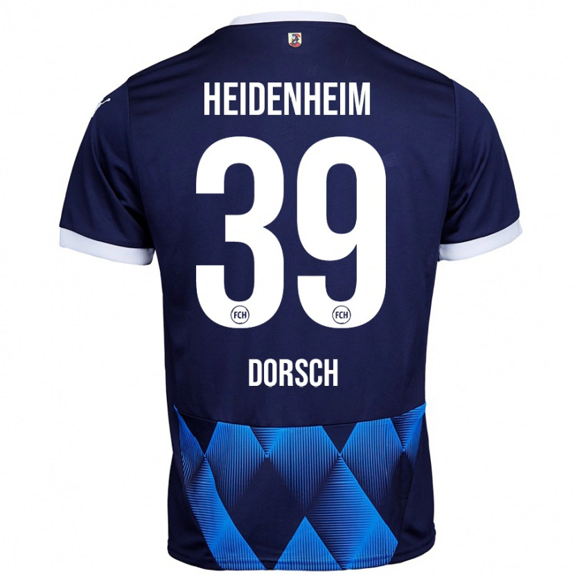 Danxen Herren Niklas Dorsch #39 Rot Blau Heimtrikot Trikot 2024/25 T-Shirt Schweiz