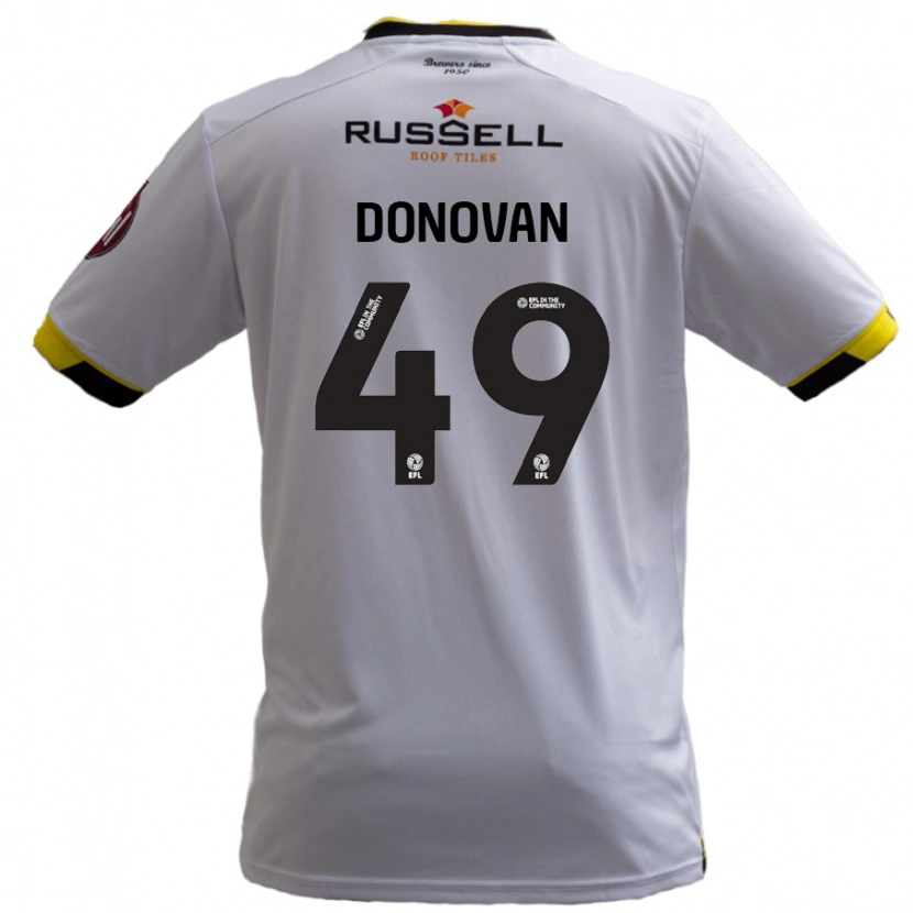 Danxen Herren Romelle Donovan #49 Weiß Auswärtstrikot Trikot 2024/25 T-Shirt Schweiz