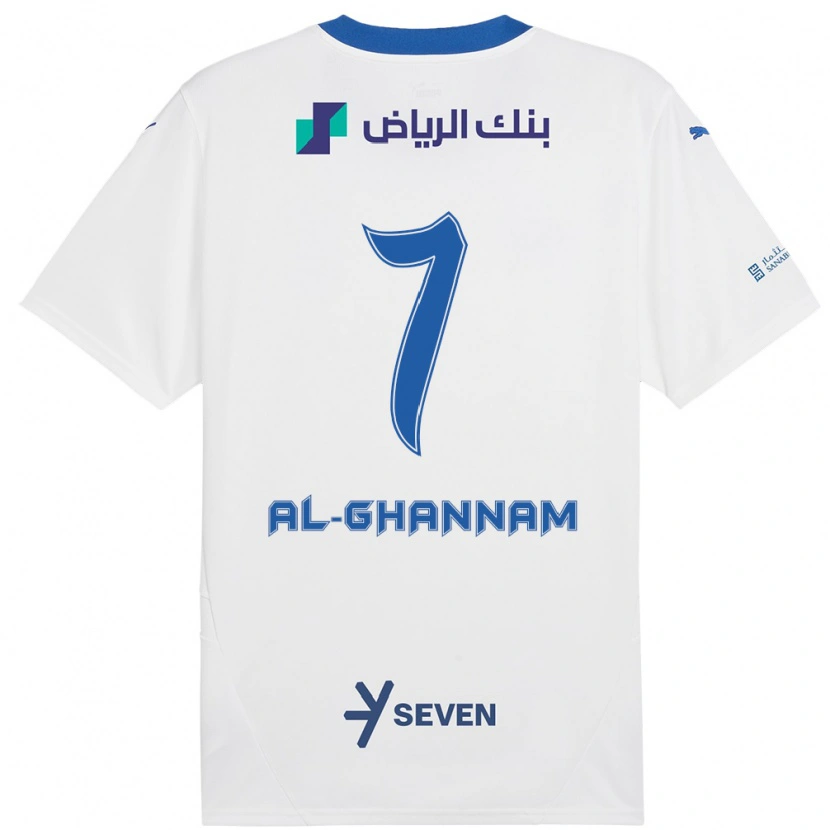 Danxen Herren Khalid Al-Ghannam #7 Weiß Blau Auswärtstrikot Trikot 2024/25 T-Shirt Schweiz