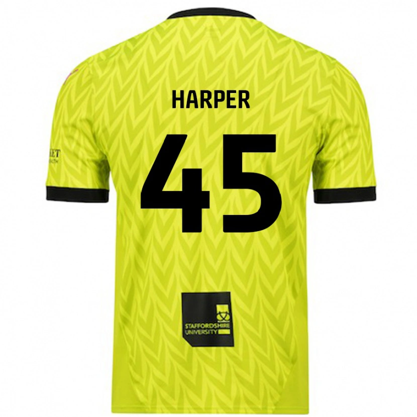 Danxen Herren Rekeem Harper #45 Fluoreszierend Grün Auswärtstrikot Trikot 2024/25 T-Shirt Schweiz