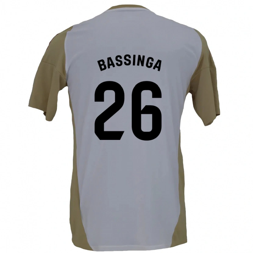 Danxen Herren Aboubacar Bassinga #26 Braunweiß Auswärtstrikot Trikot 2024/25 T-Shirt Schweiz