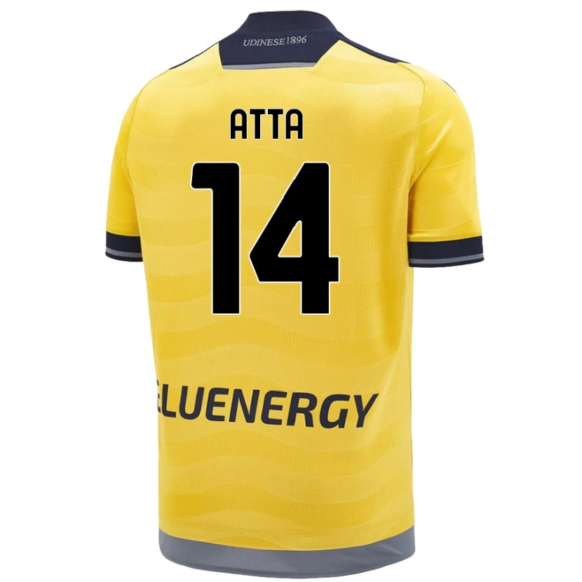 Danxen Herren Arthur Atta #14 Golden Auswärtstrikot Trikot 2024/25 T-Shirt Schweiz