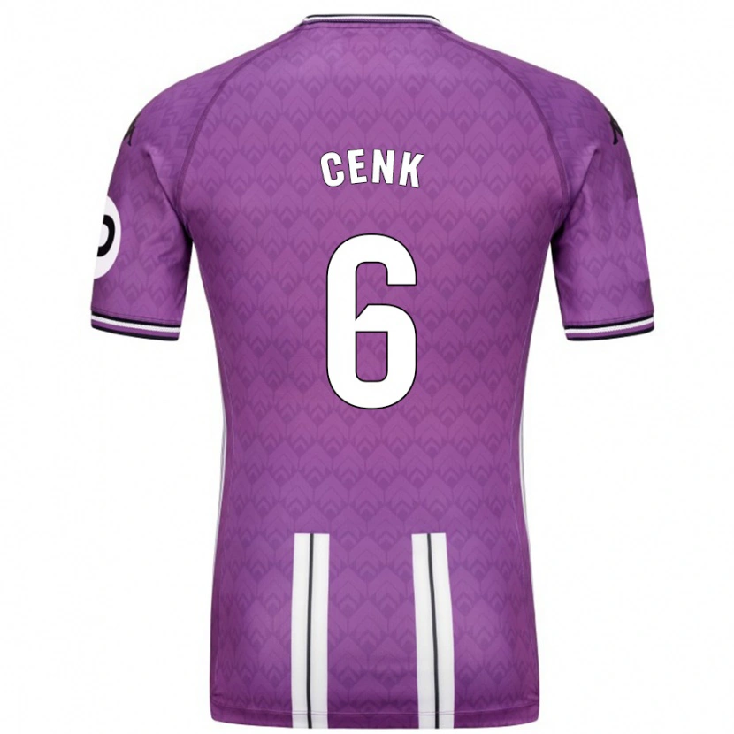 Danxen Damen Cenk Özkacar #6 Violett Weiß Heimtrikot Trikot 2024/25 T-Shirt Schweiz