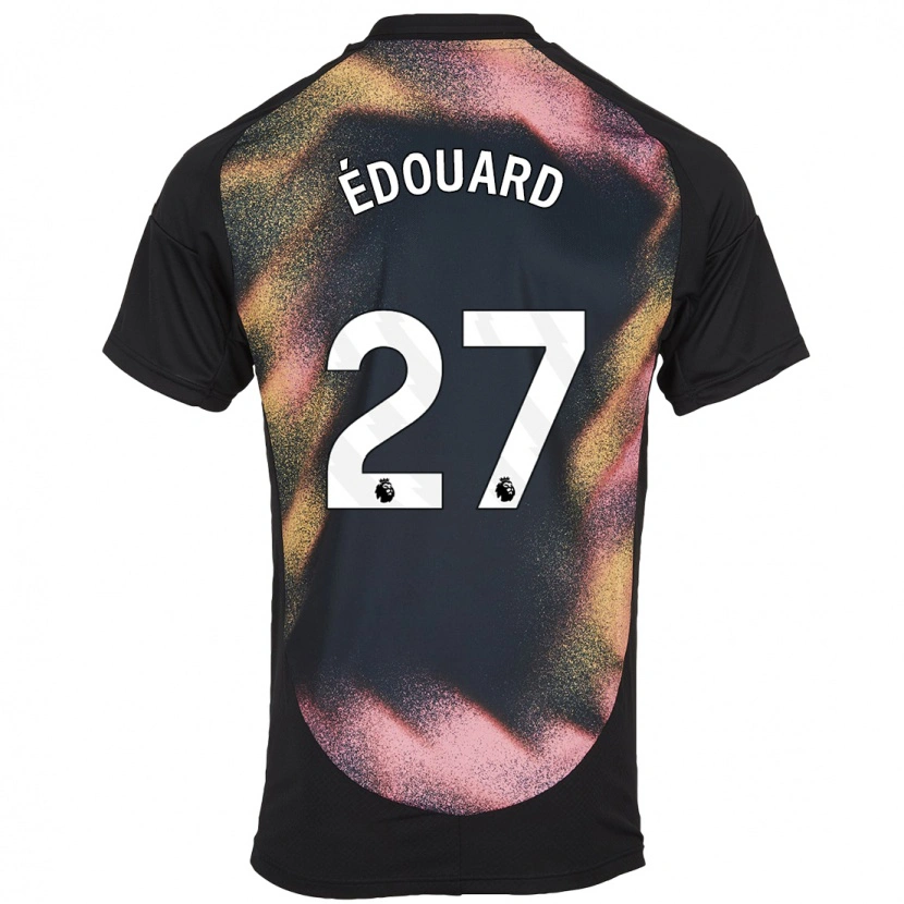 Danxen Damen Odsonne Edouard #27 Schwarz Weiß Auswärtstrikot Trikot 2024/25 T-Shirt Schweiz