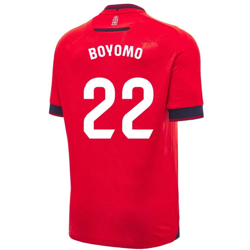 Danxen Damen Enzo Boyomo #22 Rot Weiß Heimtrikot Trikot 2024/25 T-Shirt Schweiz