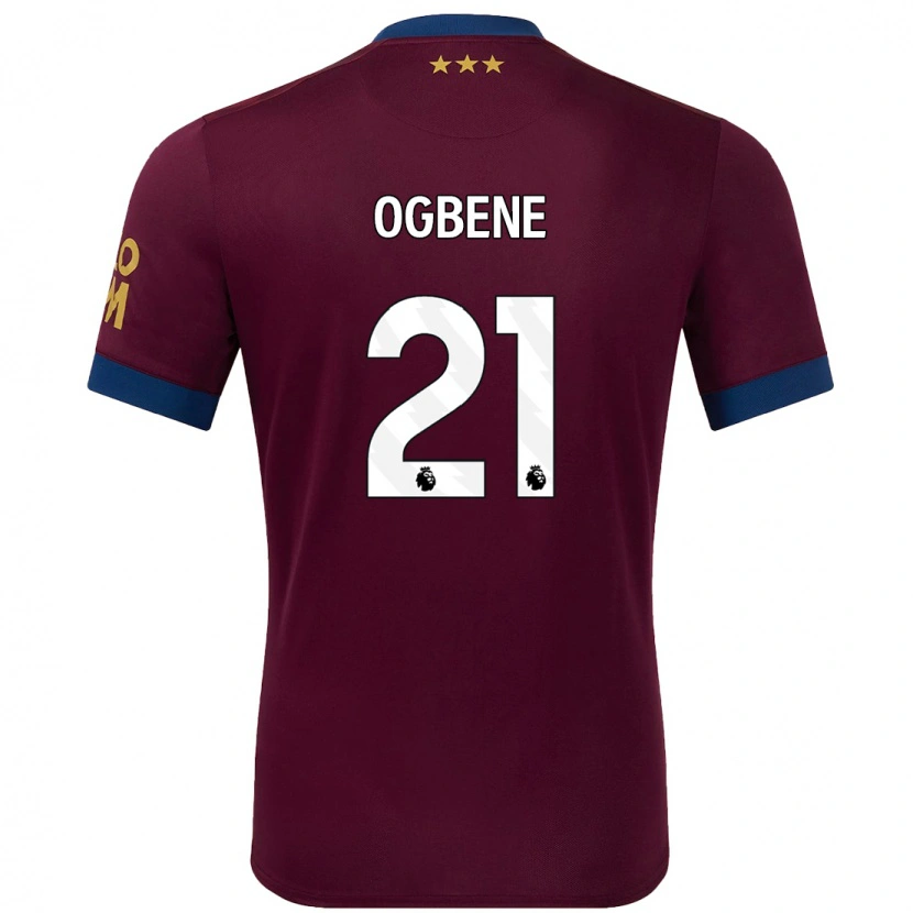 Danxen Damen Chiedozie Ogbene #21 Braun Auswärtstrikot Trikot 2024/25 T-Shirt Schweiz